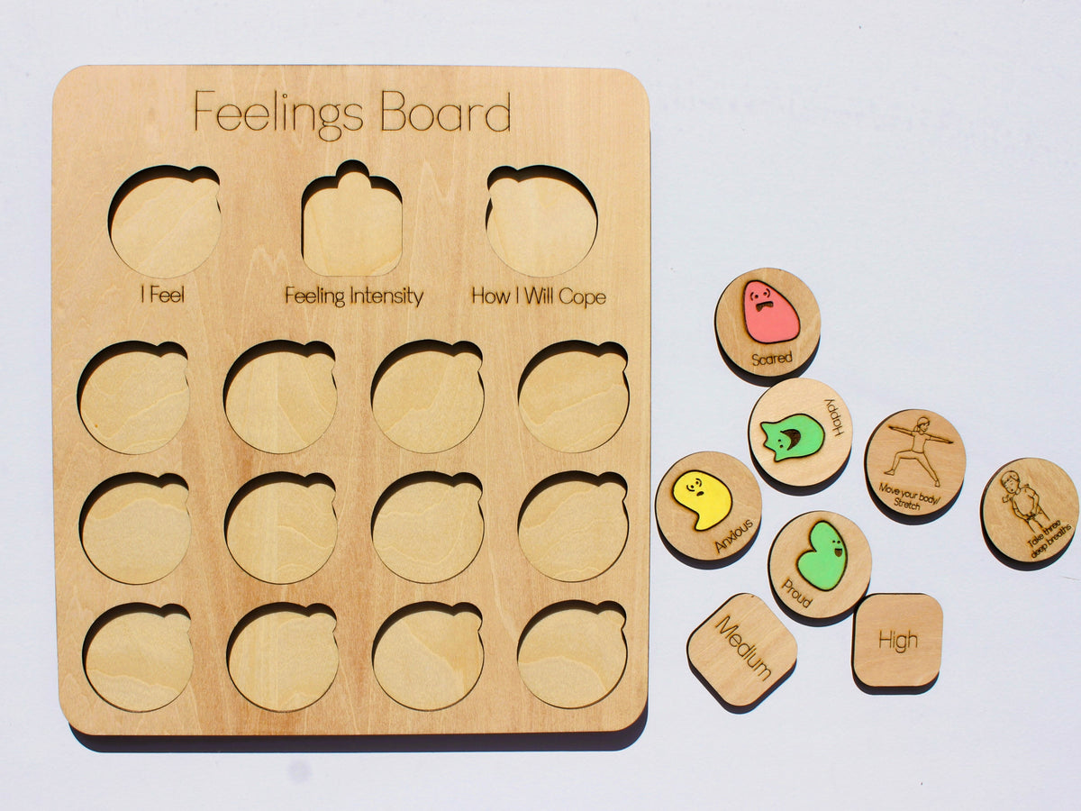 Feelings Check-In Board for Kids | Social-Emotional Learning (SEL) Emotional Awareness Tool