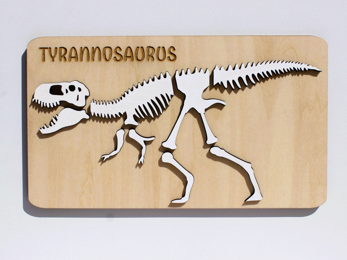 T-Rex Dinosaur Fossil Puzzle | Hands-On STEM Science & Paleontology Learning Toy for Kids