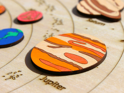Solar System Puzzle for Kids | Hands-On STEM Space Learning Toy & Planet Exploration Activity