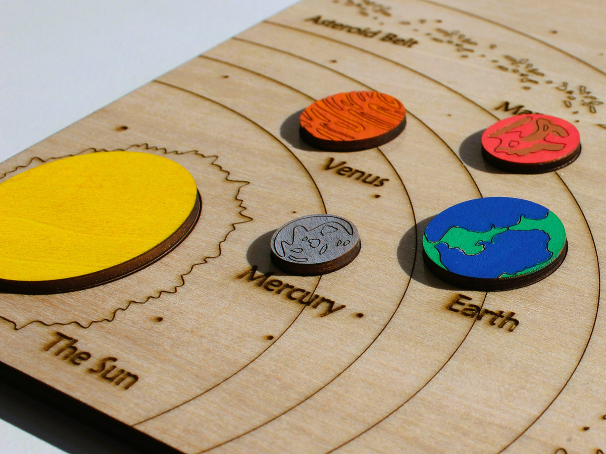 Solar System Puzzle for Kids | Hands-On STEM Space Learning Toy & Planet Exploration Activity