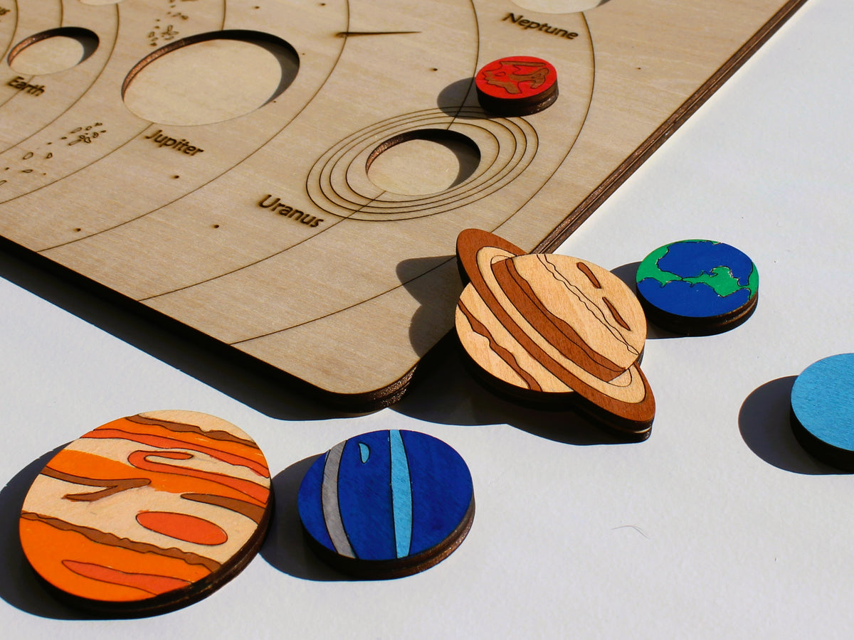 Solar System Puzzle for Kids | Hands-On STEM Space Learning Toy & Planet Exploration Activity