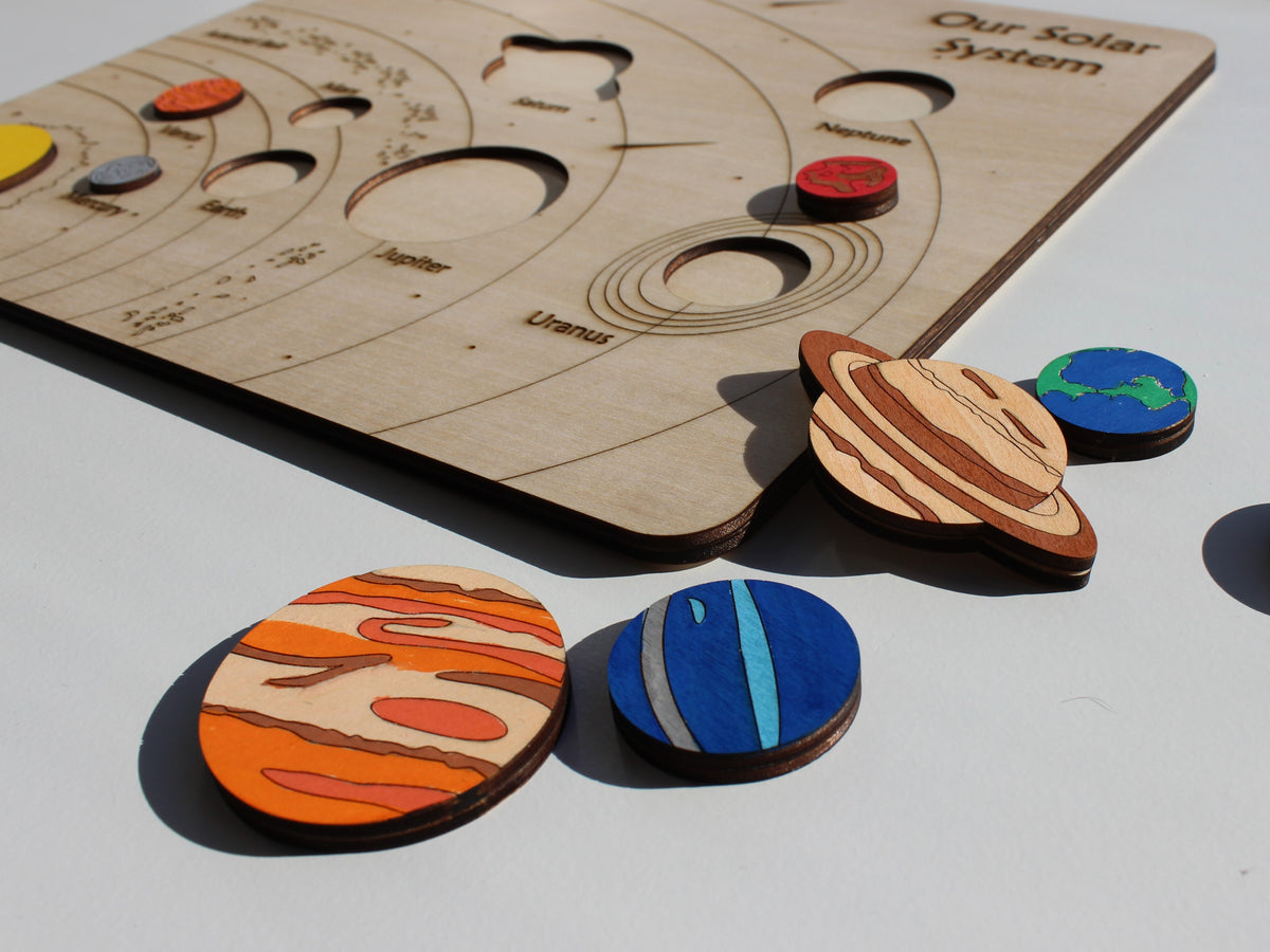 Solar System Puzzle for Kids | Hands-On STEM Space Learning Toy & Planet Exploration Activity