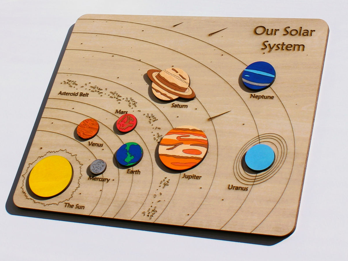 Solar System Puzzle for Kids | Hands-On STEM Space Learning Toy & Planet Exploration Activity