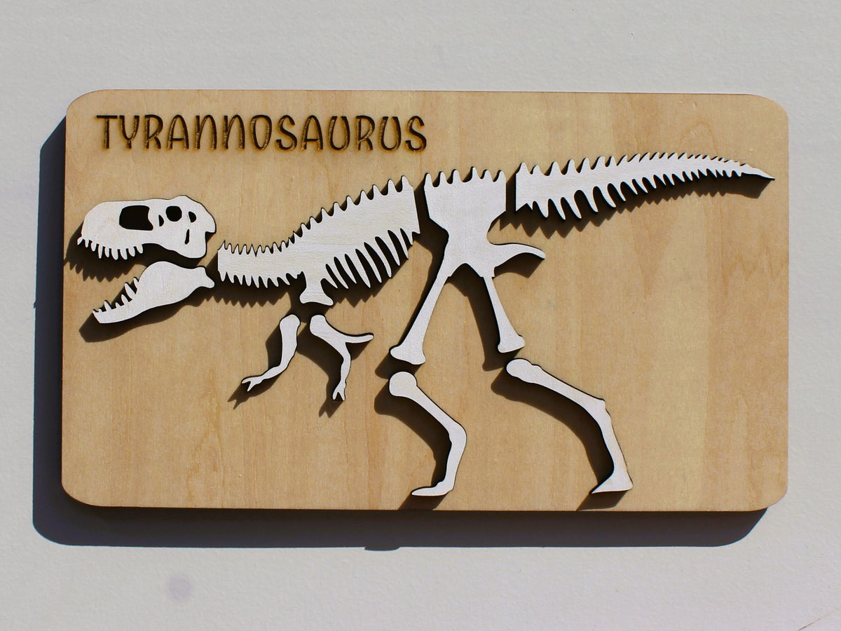 T-Rex Dinosaur Fossil Puzzle | Hands-On STEM Science & Paleontology Learning Toy for Kids