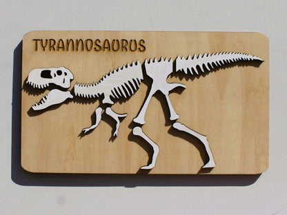 T-Rex Dinosaur Fossil Puzzle | Hands-On STEM Science & Paleontology Learning Toy for Kids