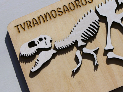 T-Rex Dinosaur Fossil Puzzle | Hands-On STEM Science & Paleontology Learning Toy for Kids