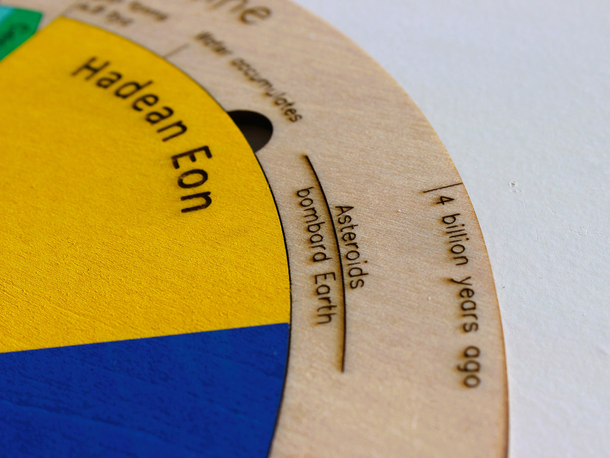 Earth's Timeline Puzzle | Clock of the Eons STEM Learning Toy for Geology & Earth's History