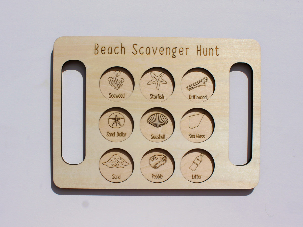 Beach Scavenger Hunt for Kids | Outdoor Nature Exploration & Learning Activity
