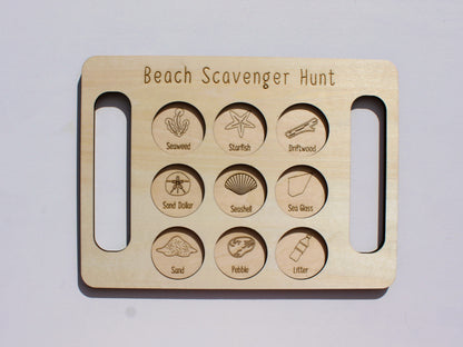 Beach Scavenger Hunt for Kids | Outdoor Nature Exploration & Learning Activity