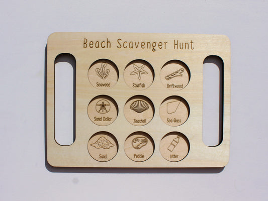 Beach Scavenger Hunt for Kids | Outdoor Nature Exploration & Learning Activity