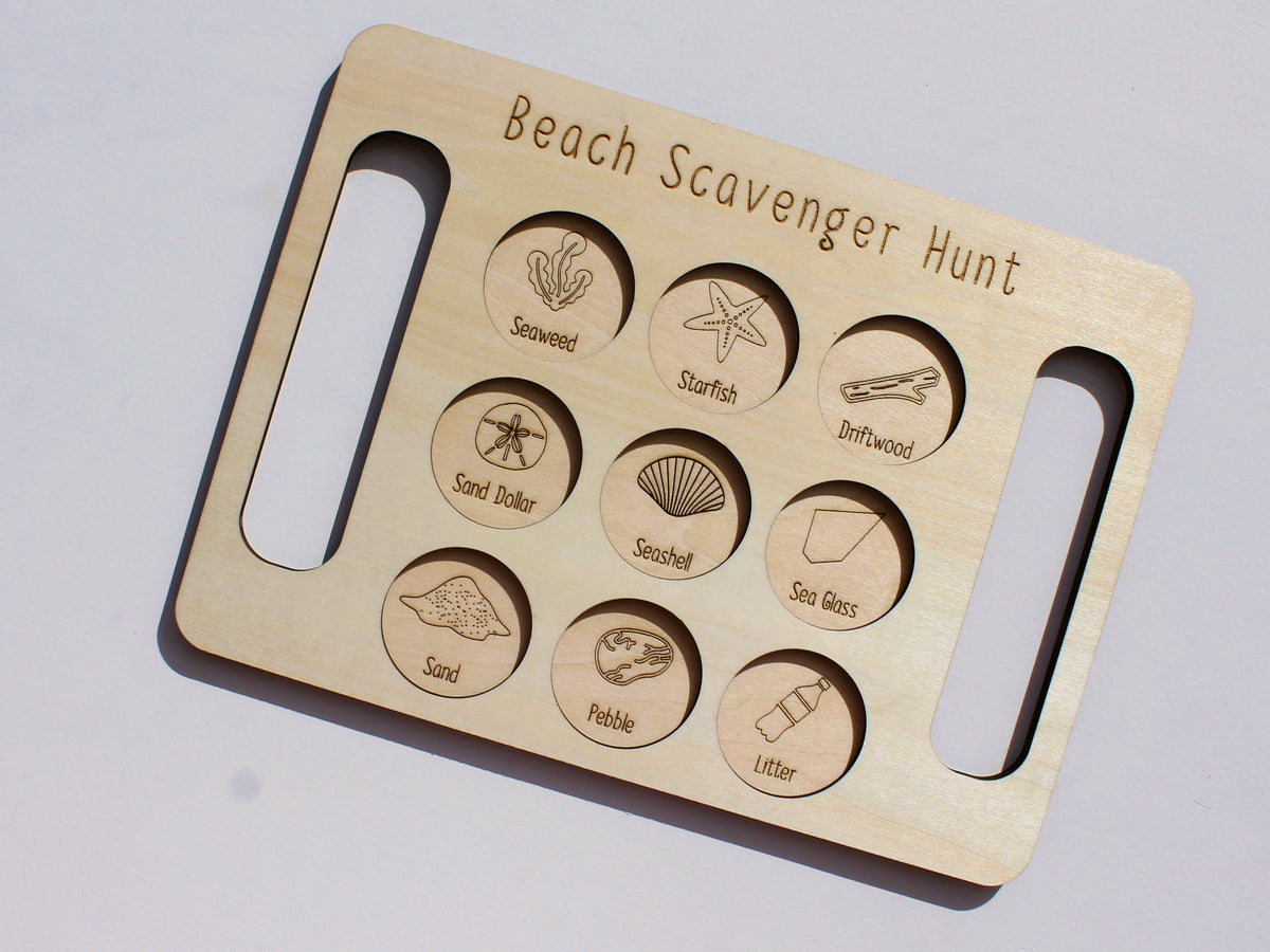 Beach Scavenger Hunt for Kids | Outdoor Nature Exploration & Learning Activity