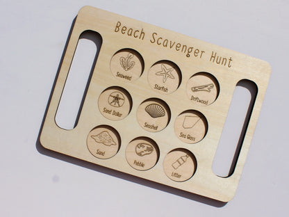 Beach Scavenger Hunt for Kids | Outdoor Nature Exploration & Learning Activity