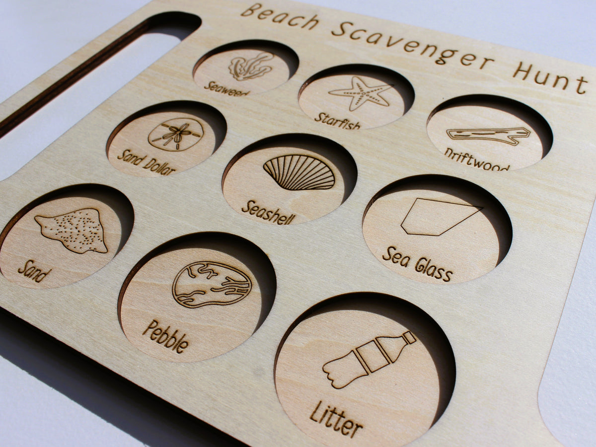 Beach Scavenger Hunt for Kids | Outdoor Nature Exploration & Learning Activity