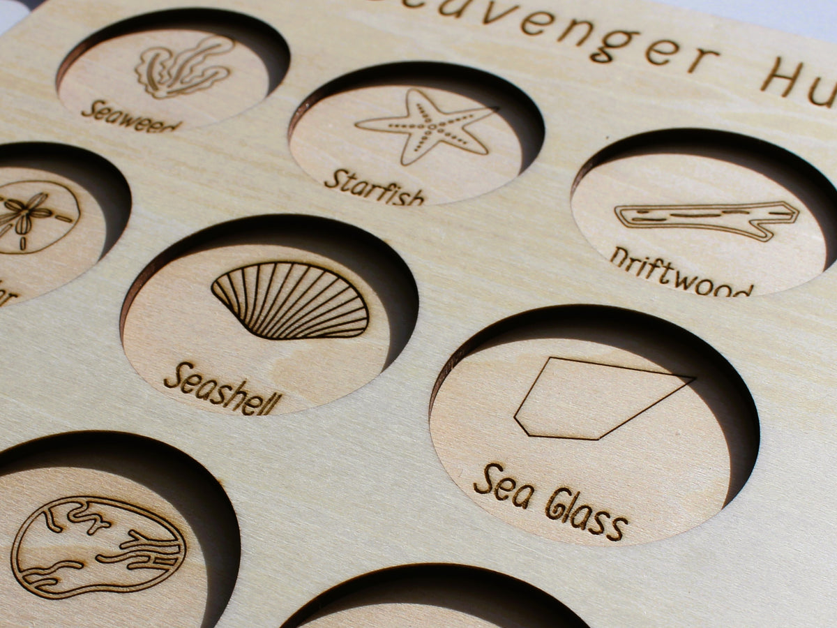 Beach Scavenger Hunt for Kids | Outdoor Nature Exploration & Learning Activity