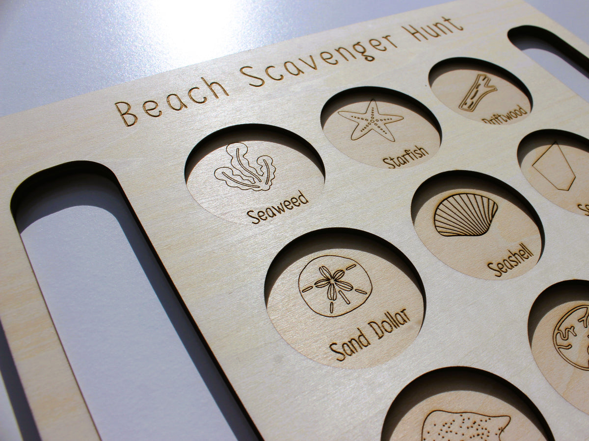 Beach Scavenger Hunt for Kids | Outdoor Nature Exploration & Learning Activity