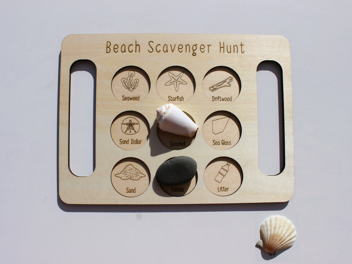 Beach Scavenger Hunt for Kids | Outdoor Nature Exploration & Learning Activity