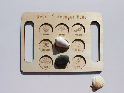 Beach Scavenger Hunt for Kids | Outdoor Nature Exploration & Learning Activity