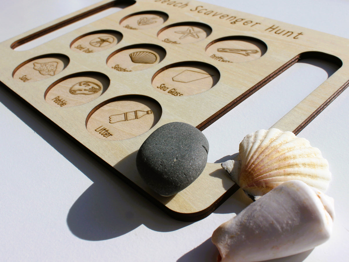 Beach Scavenger Hunt for Kids | Outdoor Nature Exploration & Learning Activity