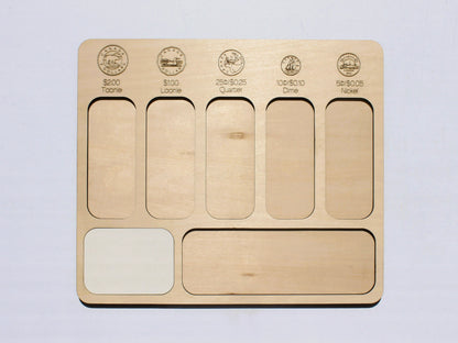Coin Counting Board (CAD) | Canadian Money & Financial Literacy Learning Tool