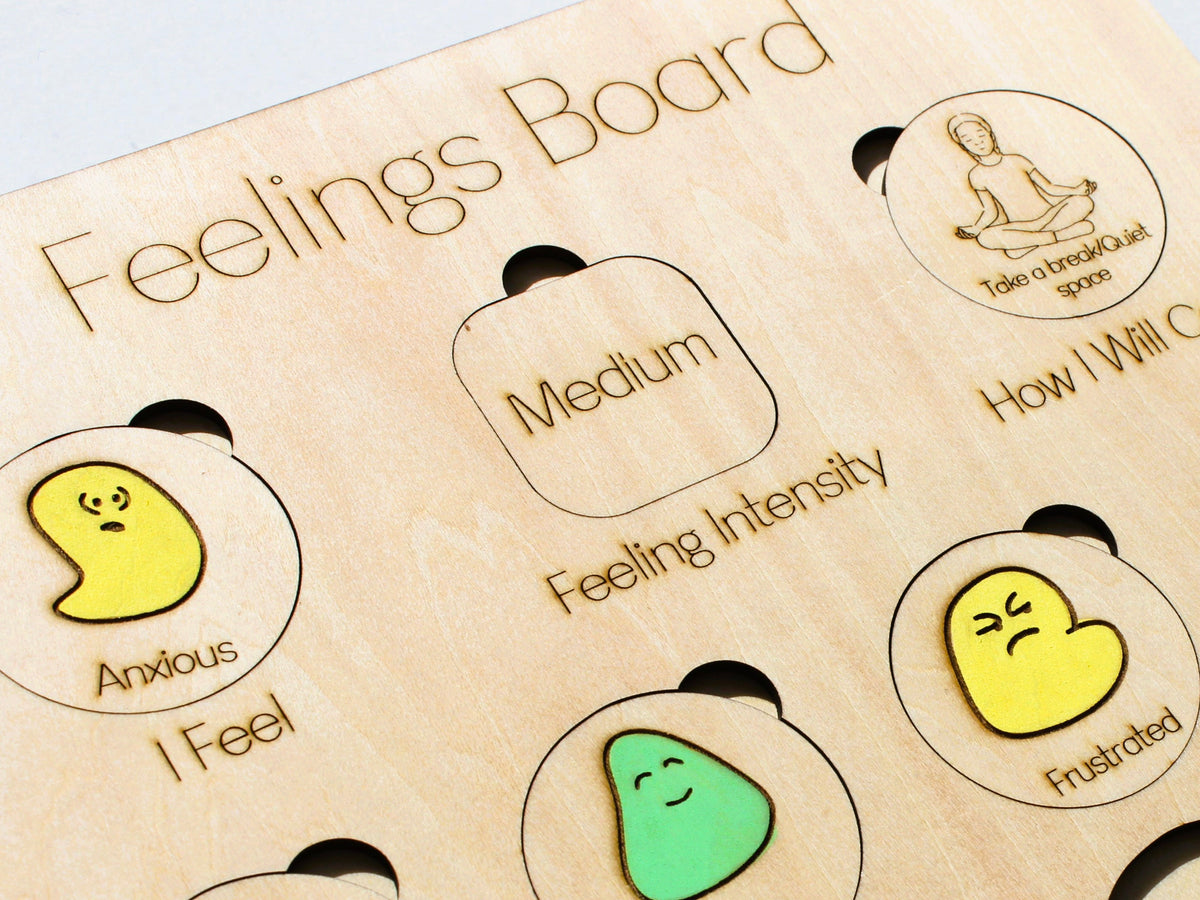 Feelings Check-In Board for Kids | Social-Emotional Learning (SEL) Emotional Awareness Tool