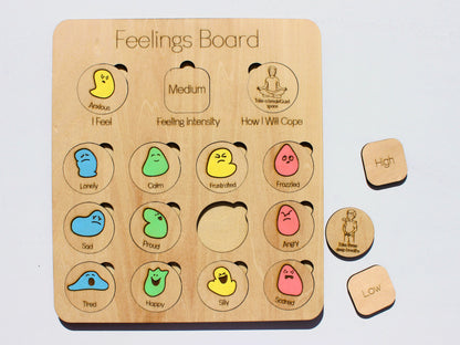 Feelings Check-In Board for Kids | Social-Emotional Learning (SEL) Emotional Awareness Tool