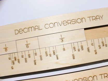 Fraction Wall & Conversion Trays | Wood Hands-On Fraction Learning Manipulative for Kids