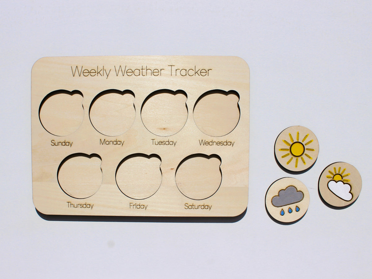 Daily Weather & Science Observation Board for Kids | Hands-On STEM Science Learning Tool for Climate & Observation