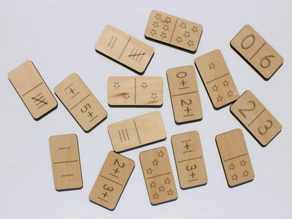 Number Sense Math Dominoes | Hands-On Wooden Math Learning Game