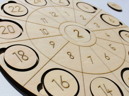 Multiplication Math Wheel | Hands-On Math Fact Fluency Tool