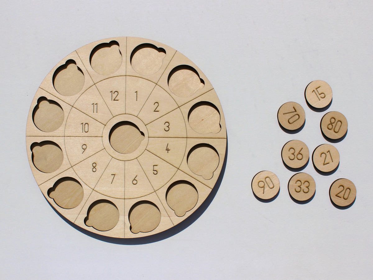 Multiplication Math Wheel | Hands-On Math Fact Fluency Tool