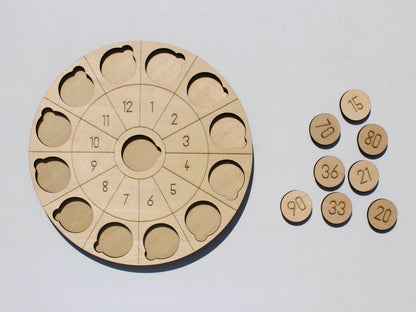Multiplication Math Wheel | Hands-On Math Fact Fluency Tool