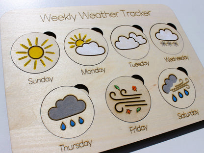 Daily Weather & Science Observation Board for Kids | Hands-On STEM Science Learning Tool for Climate & Observation