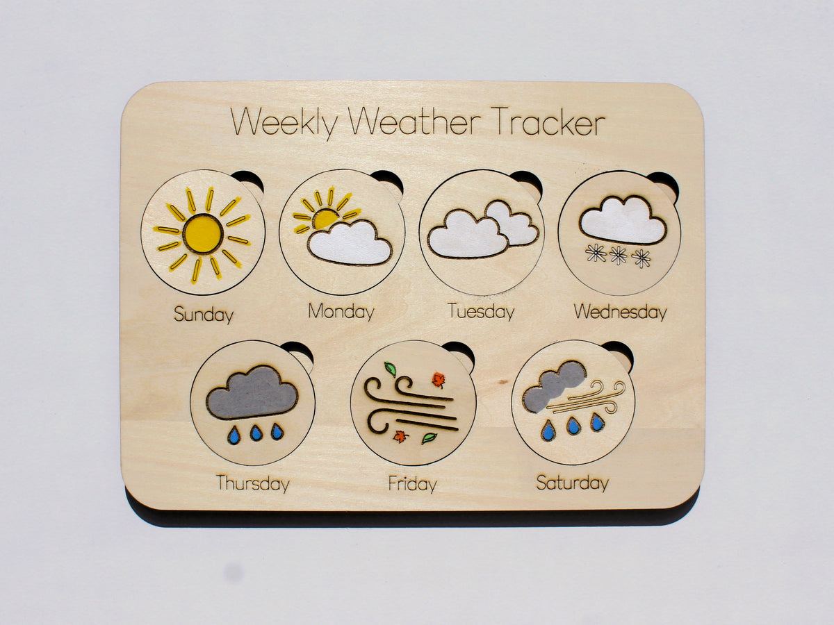 Daily Weather & Science Observation Board for Kids | Hands-On STEM Science Learning Tool for Climate & Observation