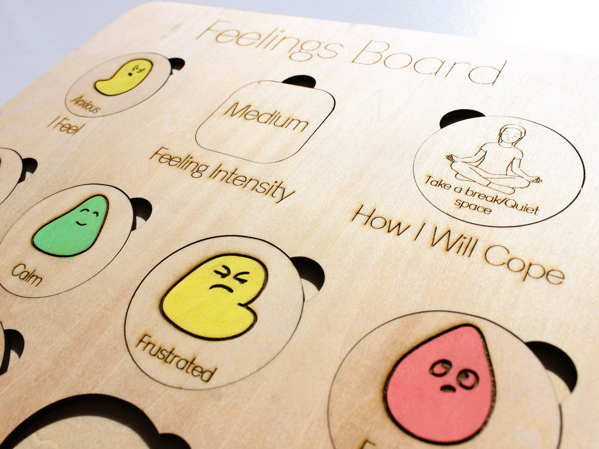 Feelings Check-In Board for Kids | Social-Emotional Learning (SEL) Emotional Awareness Tool