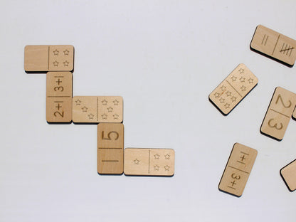 Number Sense Math Dominoes | Hands-On Wooden Math Learning Game