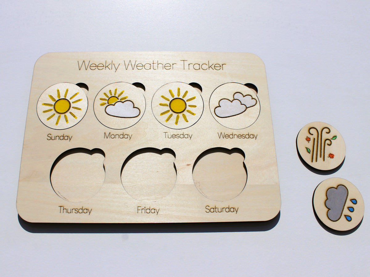 Daily Weather & Science Observation Board for Kids | Hands-On STEM Science Learning Tool for Climate & Observation