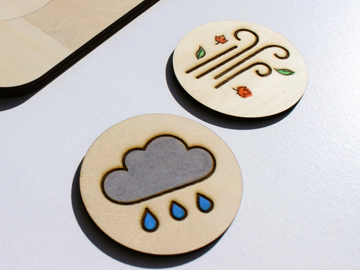 Daily Weather & Science Observation Board for Kids | Hands-On STEM Science Learning Tool for Climate & Observation