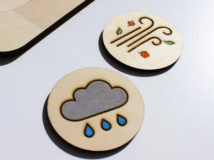 Daily Weather & Science Observation Board for Kids | Hands-On STEM Science Learning Tool for Climate & Observation